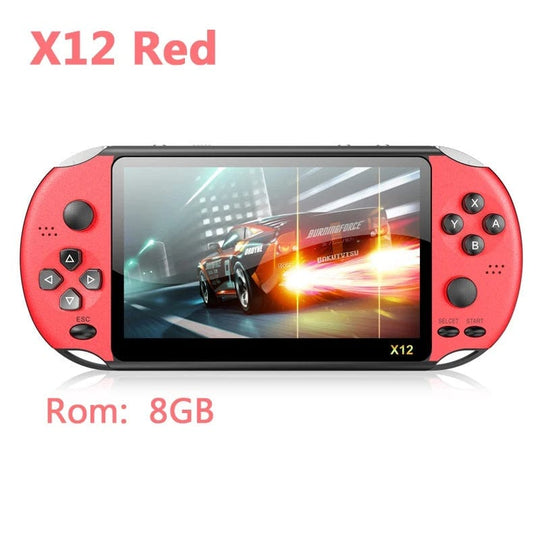 Revive the Classics: Colorful Screen Retro Game Human Race 128Bit Handheld Host Machine - x12 Play Game Console