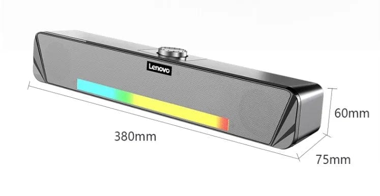 Powerful Gaming Audio: Lenovo TS33 Wired Soundbar with Bass Boost for Ultimate Gaming Experience