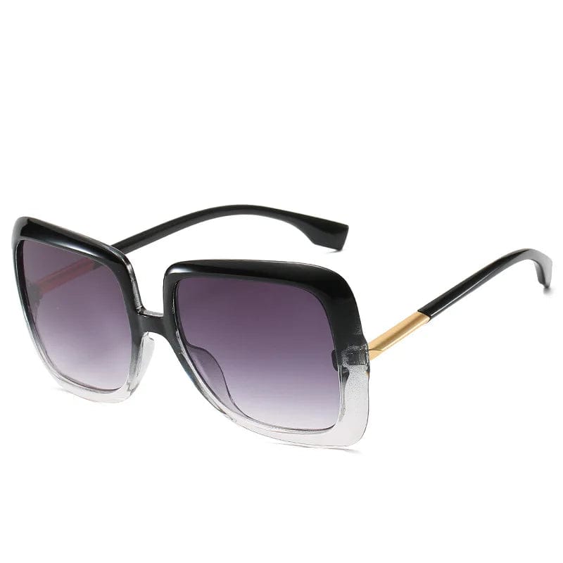 Trendy Designer Oversized Sunglasses: Luxury Fashion with Big Frame Square Shades for Men