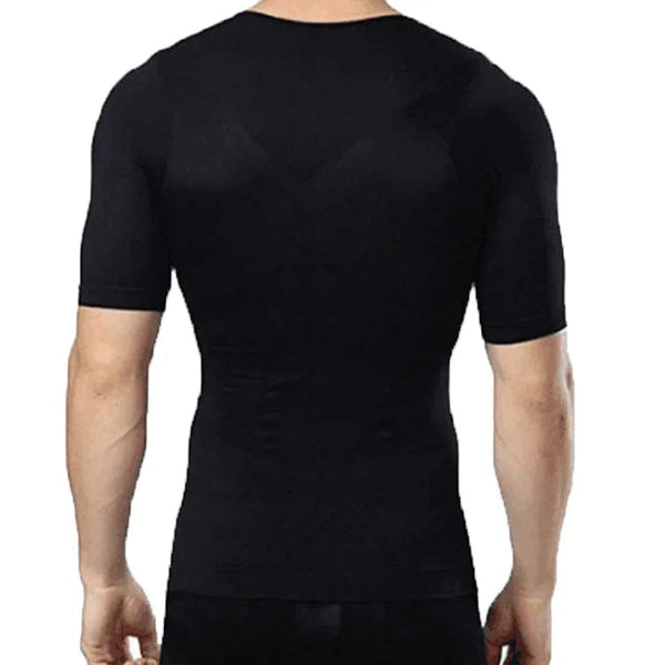 Define Your Confidence: High-Quality Men's Body Shaper Compression T-Shirt