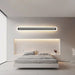 Contemporary Elegance: Black or White LED Bedroom Light - Modern Wall Lamp for Sophisticated Bedroom Decor