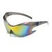 Oversized Futuristic Y2K Shield Sun Glasses - Wrap Around Fashion for Men and Women, Superhero Chic Sunglasses Shades