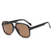 High Quality Fashion Pilot Sunglasses - Big Frame Square Driving Sun Shades Glasses