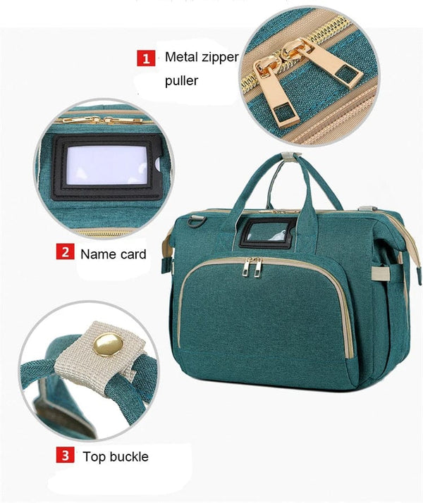 Smart and Stylish: Mommy Nappy Bag with Large Capacity for the Modern Mom