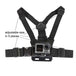 Kaliou 2-in-1 Adjustable Elastic Mobile Phone Holder Chest Mount Harness Strap - Sports Camera Accessories