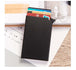 Unisex Sophistication: Thin ID Card Case in Yamo's Solid Metal RFID Smart Wallet