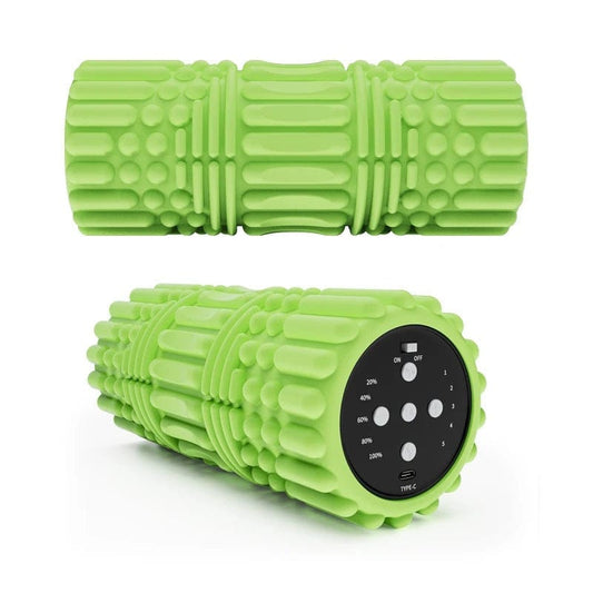 Revitalize Your Body: 2-in-1 Cordless Portable Vibrating Yoga Foam Roller for Muscle Relief in Sports & Entertainment