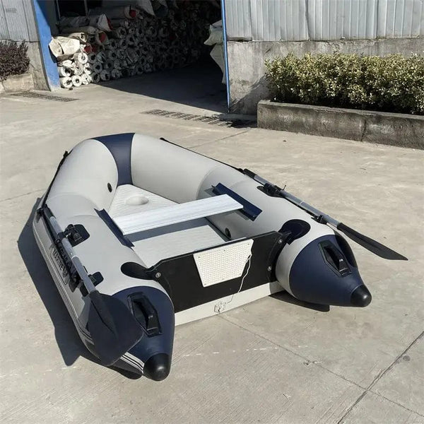 Solar Marine 2 Person 2.3M High Speed Kayak Inflatable Assault Boat Luxury Yacht Air Deck Floor for Water Play Entertainment