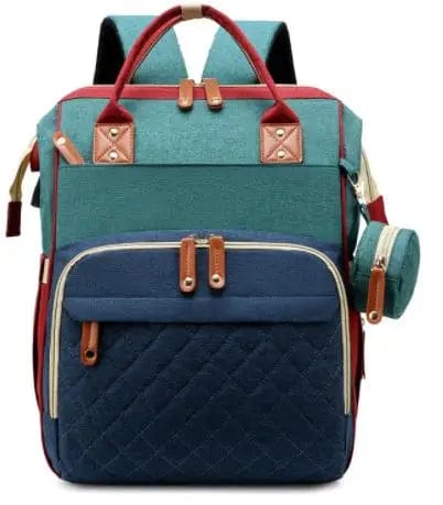 Chic and Tech-Savvy: Fashion Embroidery Diaper Bag with USB Charger for Moms on the Move