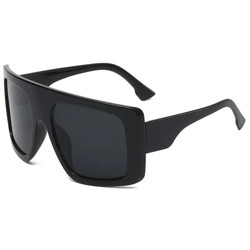 Retro Square UV400 Luxury Sunglasses - Oversized Shades with Side Shields for Sun Protection