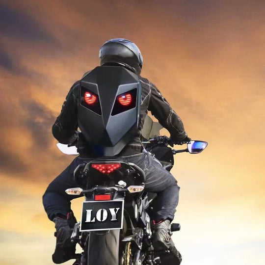 Gear Up with LED Eye: Discover the Future of Riding Bags - Our Waterproof DIY Bluetooth Motorcycle Backpack