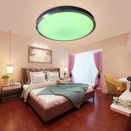 Colorful Harmony: Modern RGB Ceiling Lamp - Smart Music and Light Control for Bedroom and Living Room