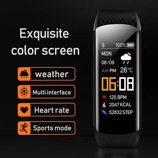 Smart Wristband Fitness Tracker Bracelet: Men, Women ang Kid Smartwatch