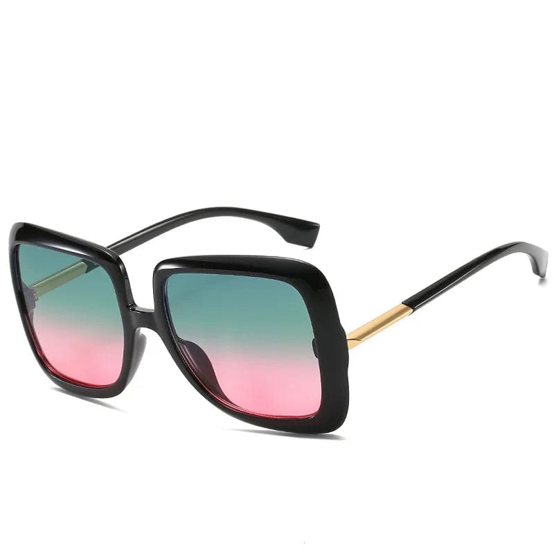 Trendy Designer Oversized Sunglasses: Luxury Fashion with Big Frame Square Shades for Men