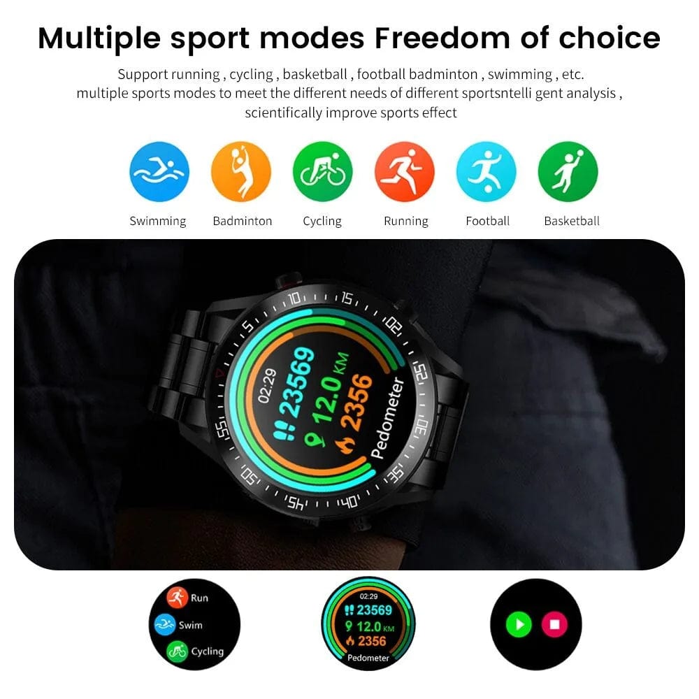 Enhance Your Fitness Journey: C2 Smart Watch with IP68 Waterproof Design and Comprehensive Activity Tracking for Men and Women