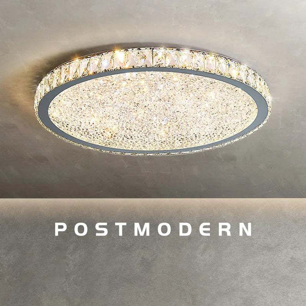 Luxury Redefined: Modern Nordic Crystal Ceiling Light - K9 Crystal LED Lamp for Hotel Lobby Grandeur