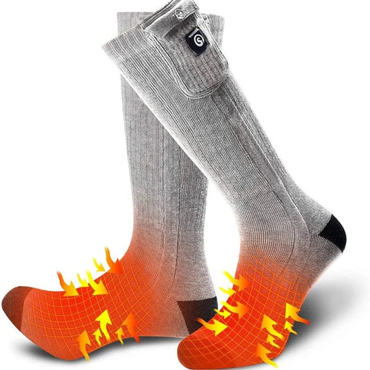 Stay Active, Stay Warm: Heated Thermal Sport Socks with Rechargeable Heating for Men and Women