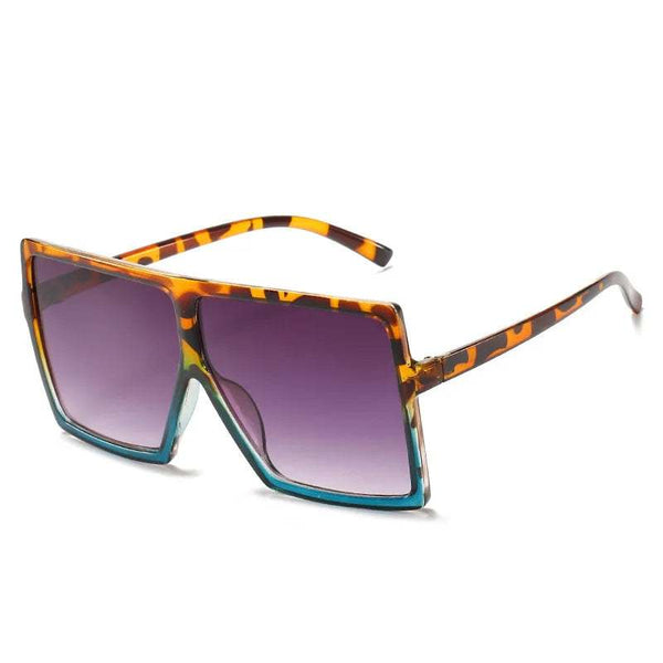 Luxury Fashion: Trendy Designer Oversized Square Sunglasses with Big Frames for Ladies