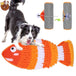 Luxury Fleece Large Blanket, Your Pet's Ultimate Fish Shape Puzzle Snuffle Mat