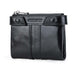 Women Genuine Leather RFID Blocking Wallet Casual Double Zipper Pocket Large Capacity Short Leather Coin Purse Wallet