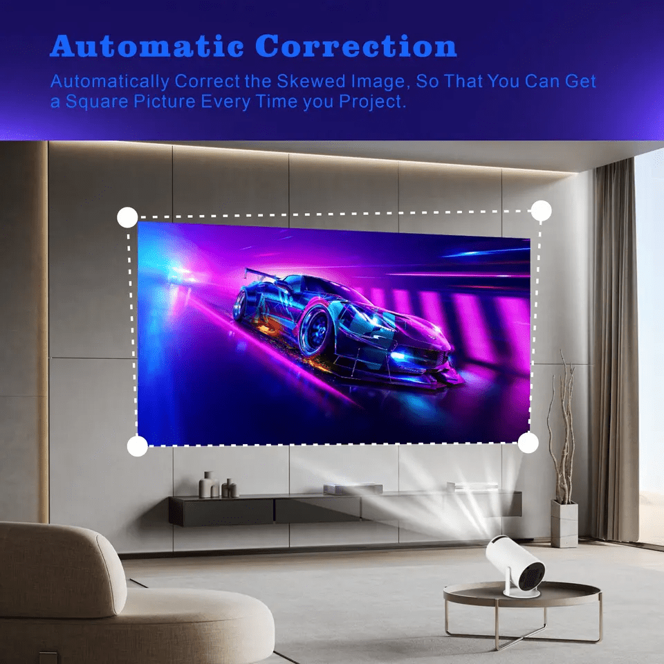 Ultimate Portable Smart 4K Android Mini Home Theater LCD Projector