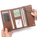 Rugged Sophistication: Long Wallet with Chain, RFID Blocking, and Zipper Coin Pocket