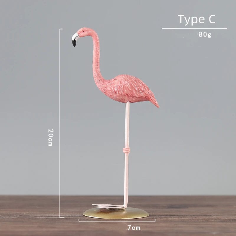 Nordic Flair: Elevate Your Space with Ins Style Resin Flamingo Decor for Family Bliss