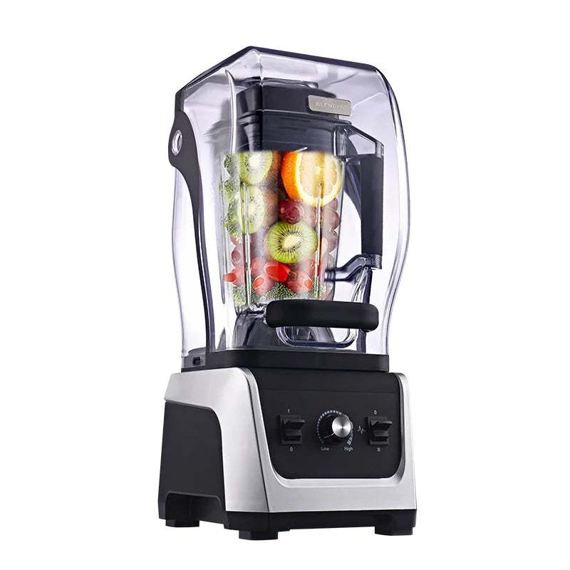 Soundproof Blender - Heavy-Duty Electric Blender with Sound Cover for Large Tasks