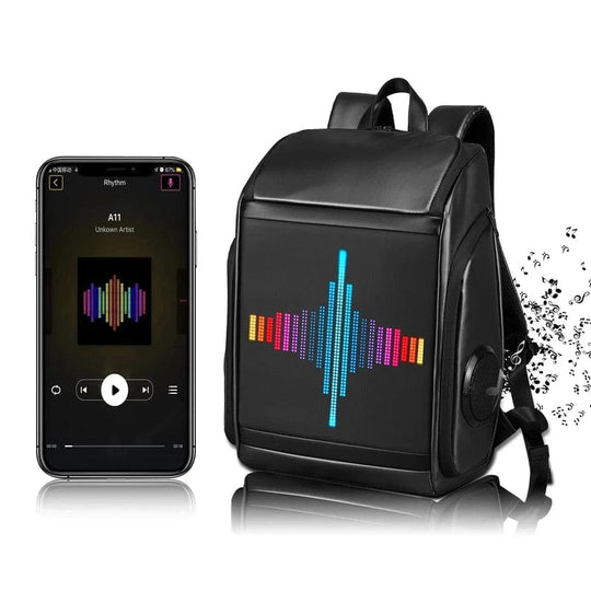 Fashion Redefined: Crelander Best Selling Backpack - DIY LED Screens and Bluetooth Speaker