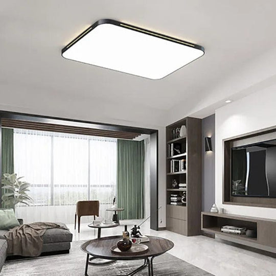 Elevate Your Room with Dimmable Ultra-Thin LED Ceiling Light - Nordic Modern Design