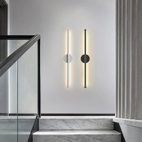 Creative Simplicity: LED Strip Wall Lamp - Modern Lighting for Living Room and TV Background