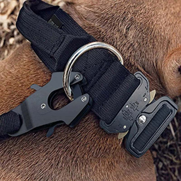 Tactical Dog Leash with Multi-Function Aluminum Alloy Connectors