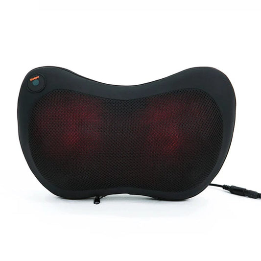 Relax and Unwind Anywhere: Electric Heating Massager Pillow for Back, Neck, and Shoulders
