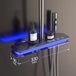 Futuristic Elegance: Immerse Yourself in Luxury with our Gun Grey Flying Saucer Atmosphere Light Shower Set