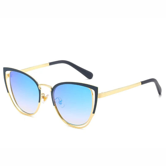 Luxury Retro Cat-Eye Sunglasses: Designer Shades for Ladies & Men