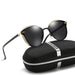 Cat Eye Round Polarized Sunglasses for Men and Women - Fashionable Shades for a Classic Look