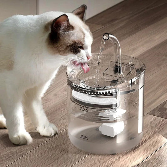 Cat Water Fountain Automatic Pet Water Dispenser Pet Smart Drinker For Cats Auto Sensor Cat Drinking Fountain Accessories