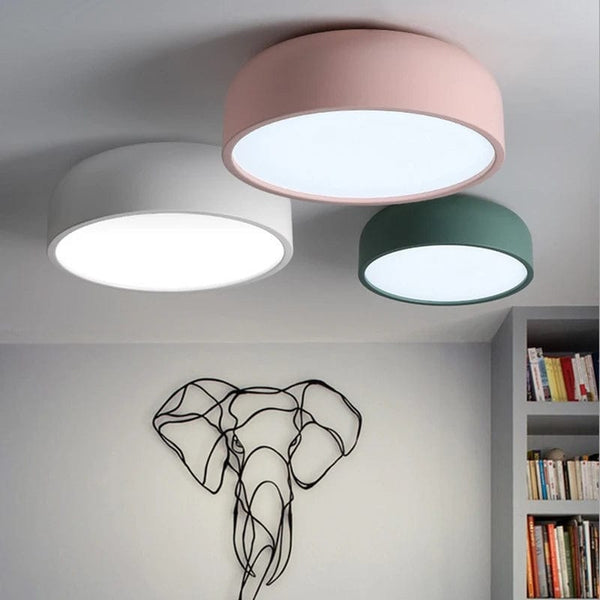 Contemporary Illumination: LED E27 Round Suspended Ceiling Lightings Fixture for Office and Home.