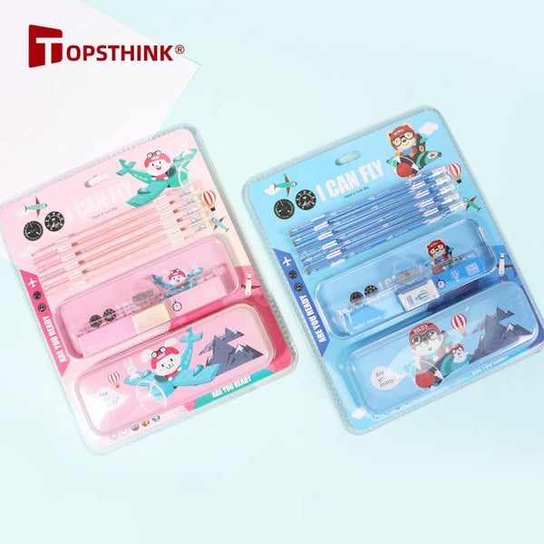 School Supplies Set Children: Children's Cartoon Stationery School Supplies Set