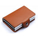 Professional Efficiency: Business Metal Credit RFID Pop-Up ID Card Holder for Modern Executives