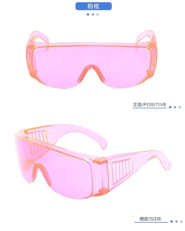 Retro Trendy One Piece Sunglasses for women with UV400 Protection