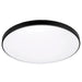 Smart Sophistication: LED Smart Bedroom Ceiling Light - Contemporary Design with Black and White Finish