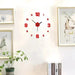 European Elegance: Transform Your Space with a Circular DIY Wall Decal Clock