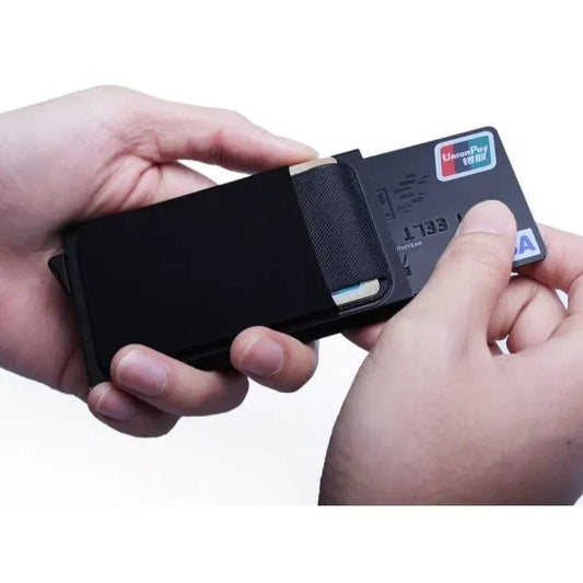 Efficiency Redefined: Mini Package Aluminum Metal Wallet with Smart Quick Release