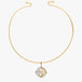 Trendy 18K Real Gold Necklace with Natural Freshwater Pearl Charm Bead Pendant - Solid 18K Yellow Gold Jewelry