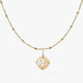 Trendy 18K Real Gold Necklace with Natural Freshwater Pearl Charm Bead Pendant - Solid 18K Yellow Gold Jewelry