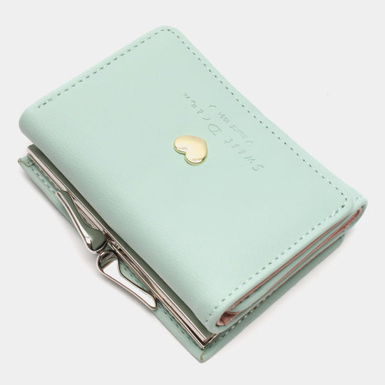 Candy Color Vintage Heart Clasp Ladies Wallet: Stylish and Functional Accessories for Women